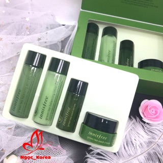 BỘ DƯỠNG DA KIT TRÀ XANH 4 MÓN INNISFREE GREEN TEA SPECIAL KIT EX