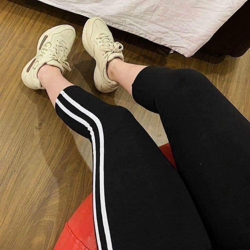 LEGGING QUẦN LỬNG 2 SỌC THÁI LAN CHUẨN