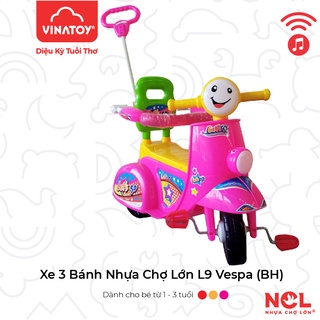 [CHÍNH HÃNG] Xe 3 Bánh L9 Vespa BH - M1625-X3B