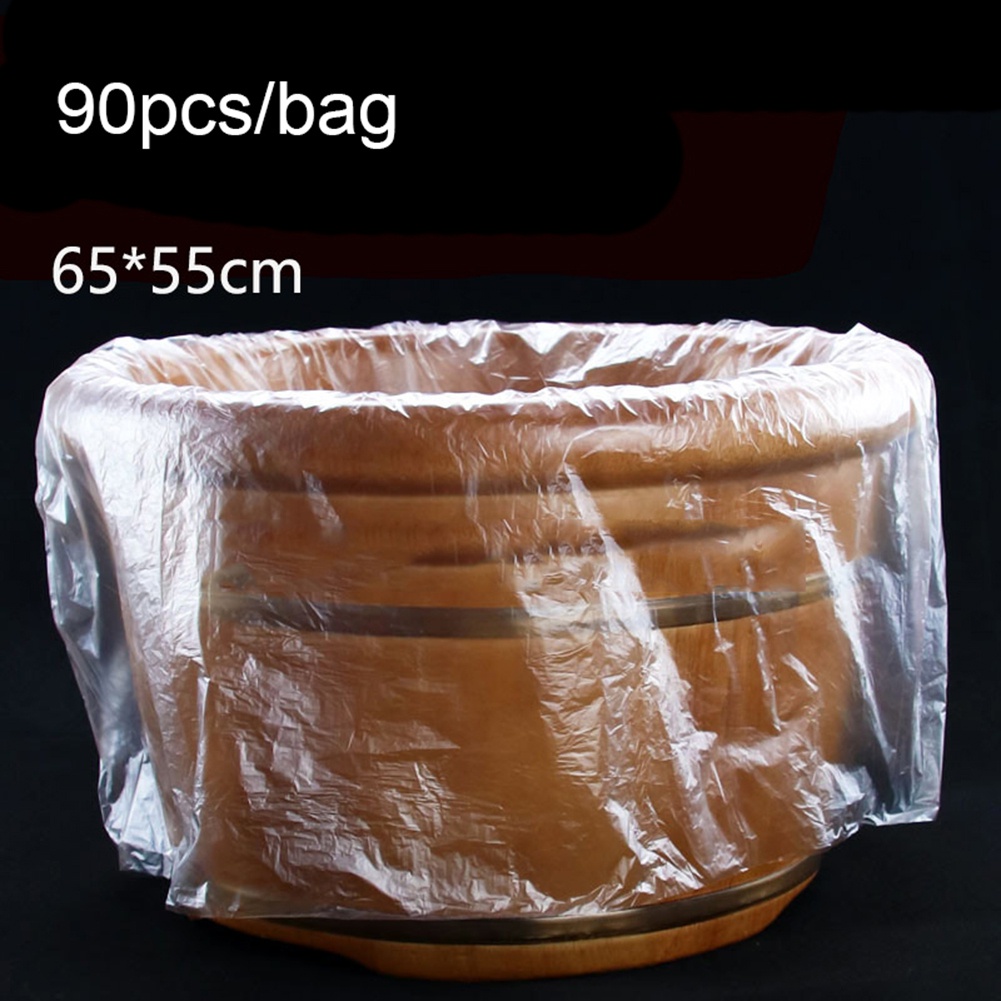 Bộ 90 Túi Bọc Bồn Ngâm Bằng Nhựa Sử Dụng Một Lần Tiện Lợi