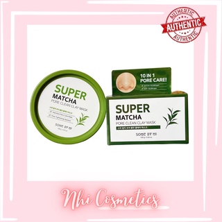 Mặt Nạ Đất Sét Trà xanh Some By Mi Super Matcha Pore Clean Clay Mask