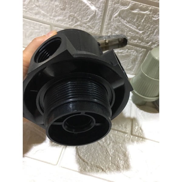 Van cơ 3 cửa ren 34 cột lọc composite