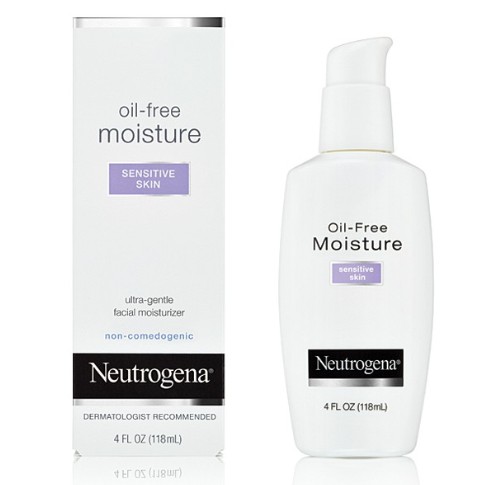 Neutrogena Oil Free Moisture Sensitive Skin 118 ml Kem Dưỡng Ẩm Dành Cho Da Nhạy Cảm