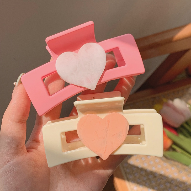 Kẹp Tóc Hình Trái Tim Thời Trang Dành Cho Nữ