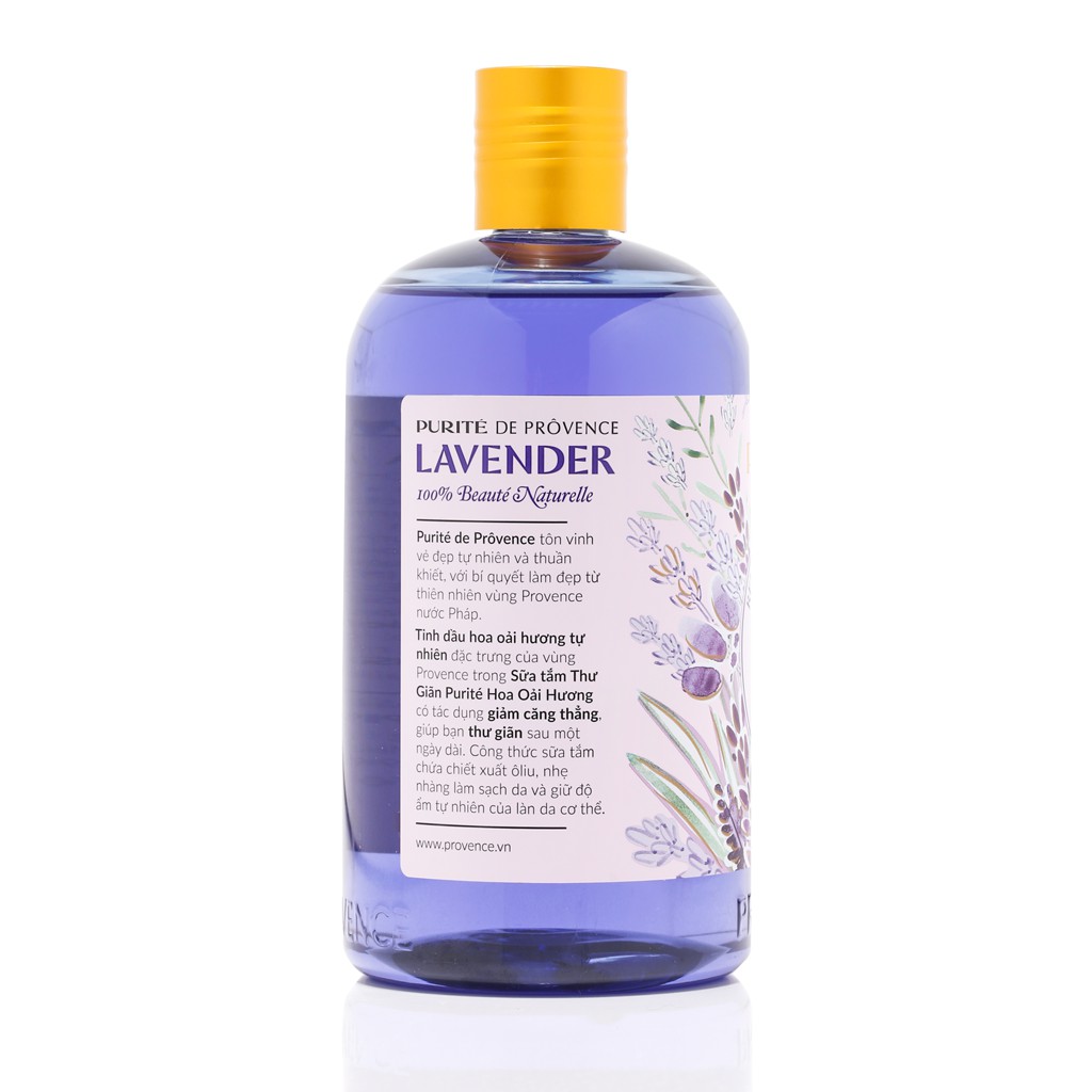 Sữa tắm thư giãn oải hương Purité Relaxing Shower Gel Lavender 250ml