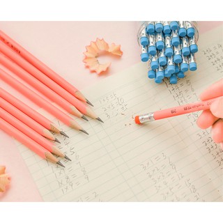 ( Tách lẻ ) Combo 5 Cây Bút Chì 2B Nhiều Màu