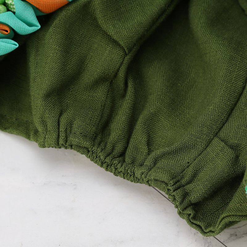 Mũ trùm đầu đính hoa phụ kiện chụp hình cho bé