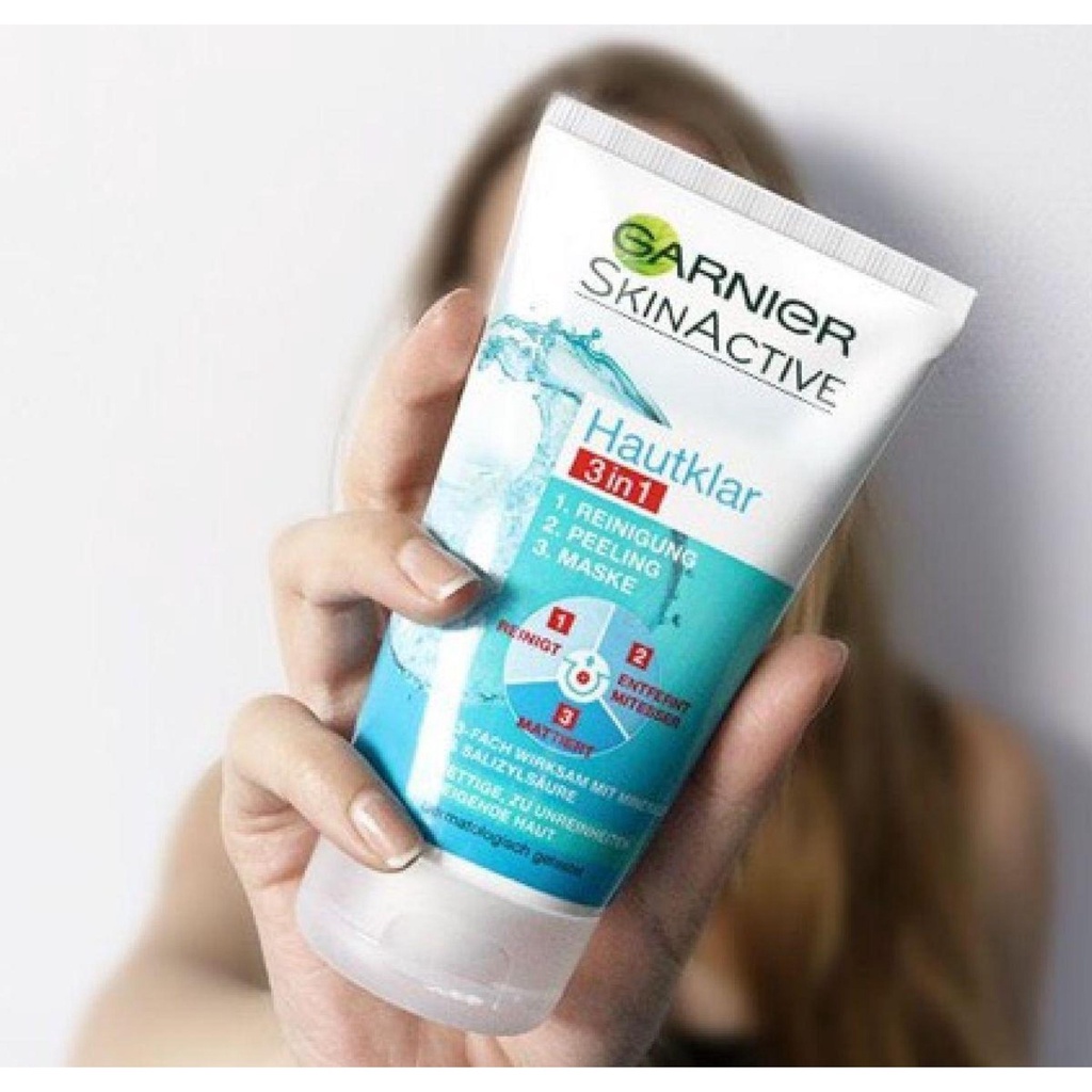 Sữa rửa mặt GARNIER 150ml tẩy da chết, đắp mặt nạ - Dobby