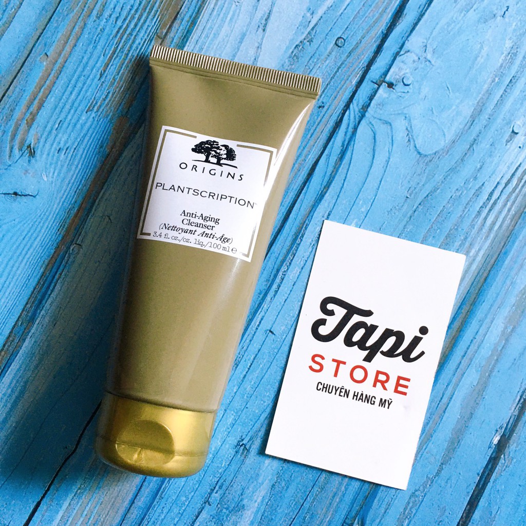 Sữa rửa mặt Origins Plantscription Anti-aging cleanser