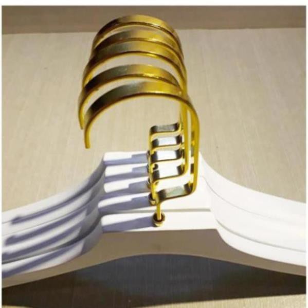 Đầu móc kim loại gắn móc áo gỗ