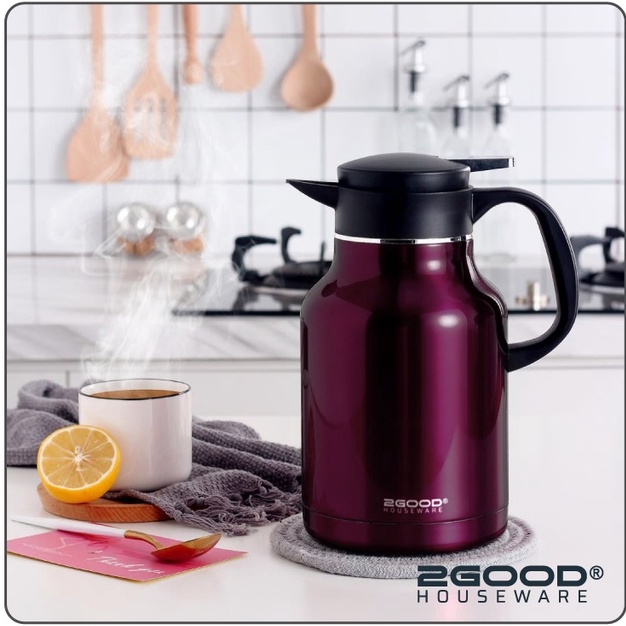 Bình Pha Trà Giữ Nhiệt 2GOOD B16 1.8 Lít Hàng Chính Hãng