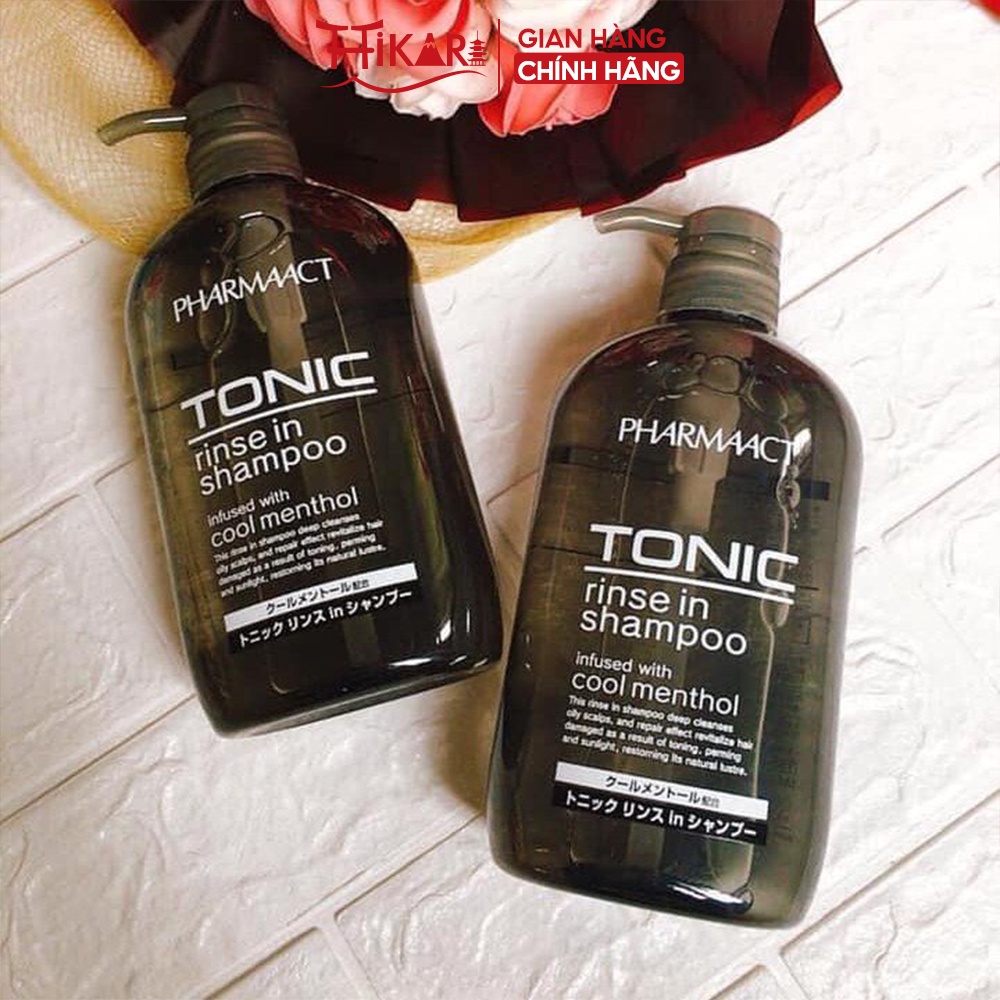 Dầu gội Kumano Tonic Rinse In Shampoo dành cho nam giới 600ml