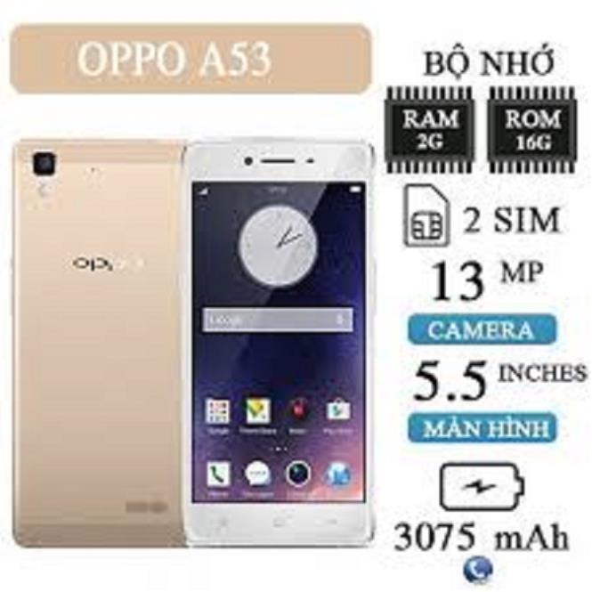 điện thoại Oppo A53 Chính Hãng 2sim bộ nhớ 64G ram 4G, Cài Full Zalo Tiktok Fb youtube chất - BBC 01