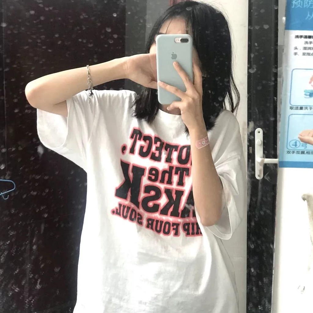 NRVP Áo Thun Nữ Cổ Tròn Ngắn Tay Thời Trang Mùa Hè Phong Cách Hàn Quốc 2022