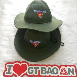 {Sỉ số lượng lớn} Nón tai bèo thanh niên Việt Nam - Có logo và Ko Logo