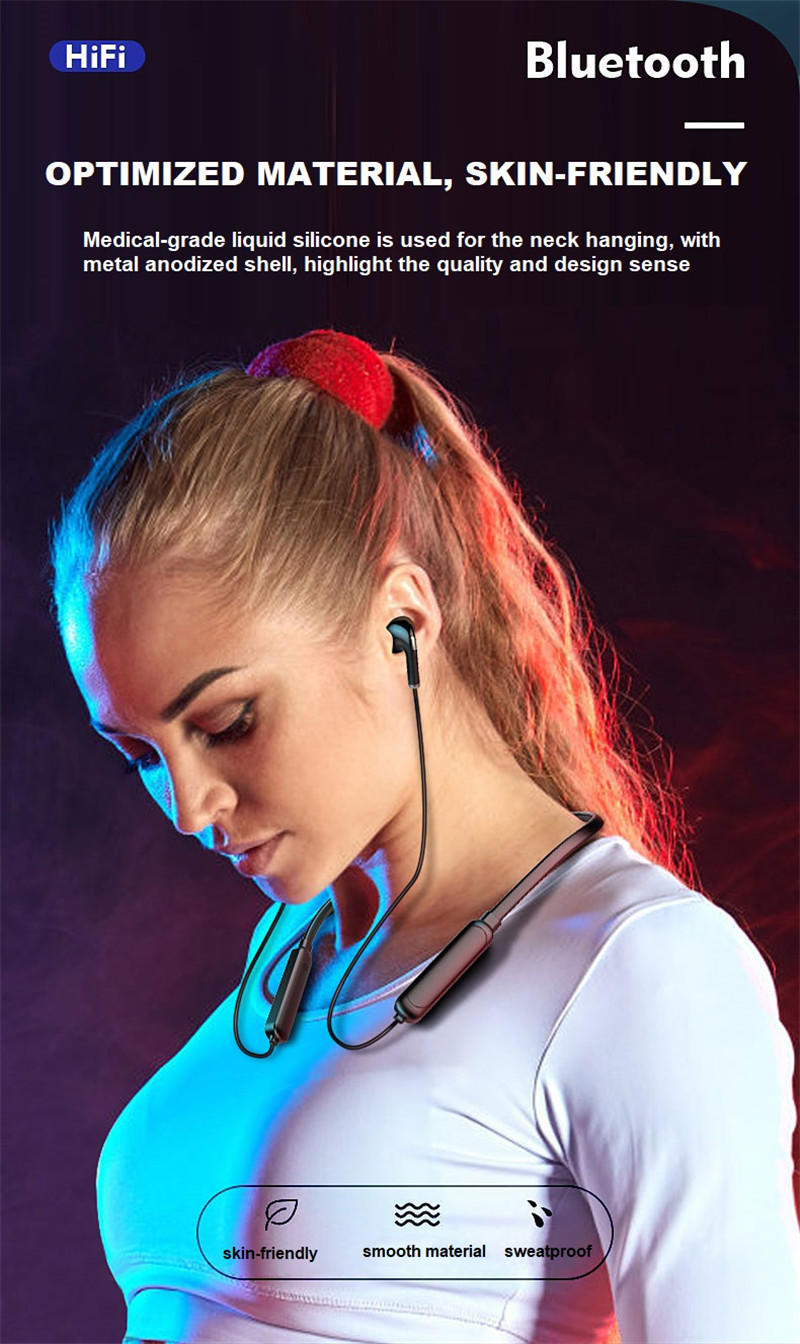 Tai Nghe Bluetooth Không Dây 5.0 Có Mic Thiết Kế Thể Thao | BigBuy360 - bigbuy360.vn