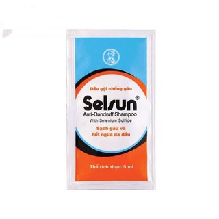 Combo 10 gói DẦU GỘI SELSUN 5ML.