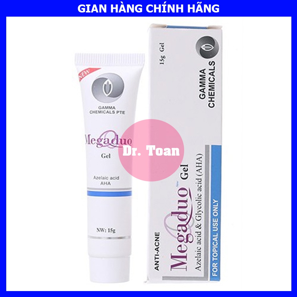 Megaduo gel (15g) và Megaduo Plus - giúp giảm thâm mụn, dưỡng trắng, hết mụn