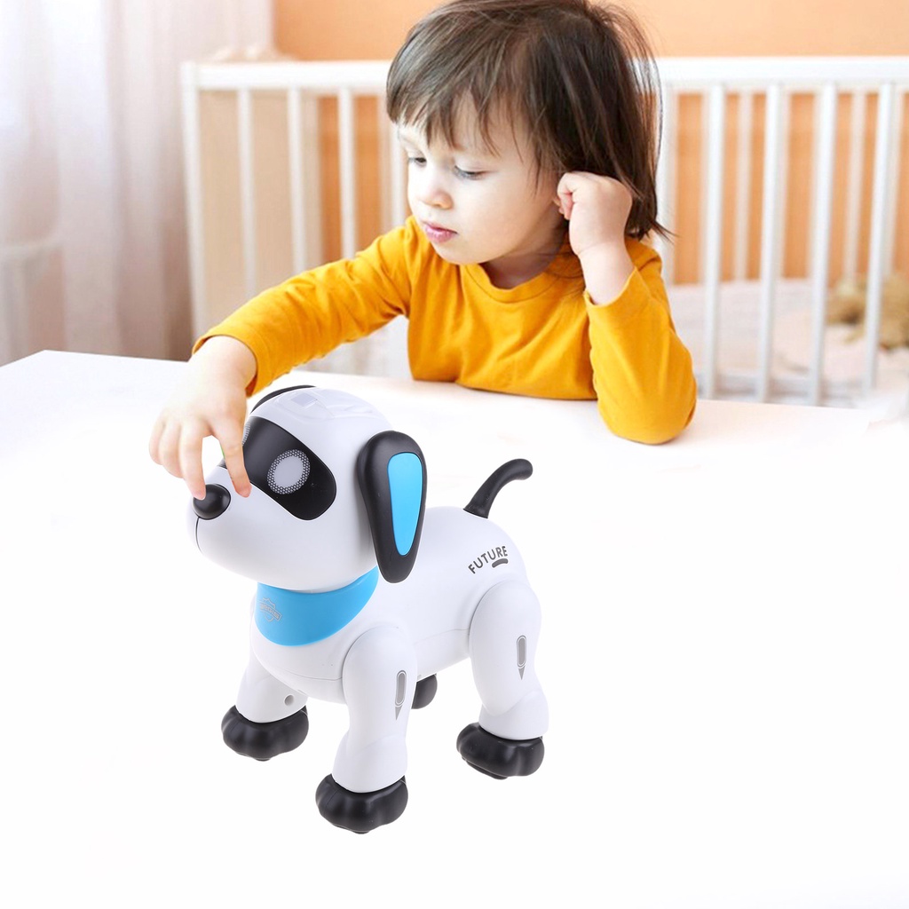 Con chó điều khiển từ xa RC Robotic Stunt Con chó con nhảy múa Món quà đồ chơi thông minh có thể lập trình