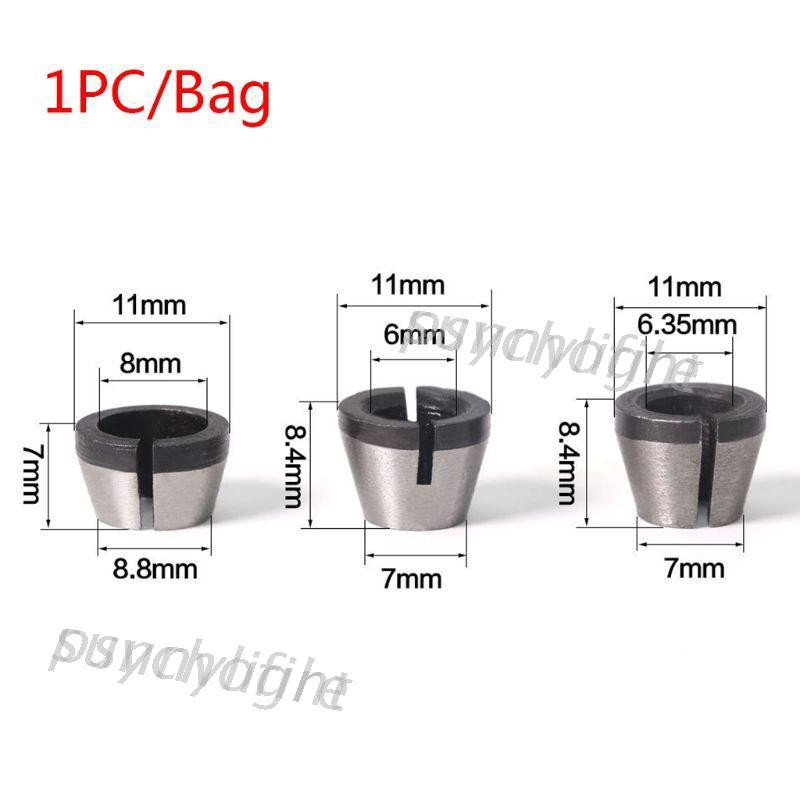 Đầu Kẹp Mũi Khoan 6mm/6.35mm/8mm