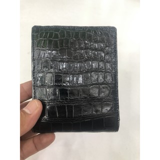 Ví Da Cá Sấu Thật Vân Bụng [ free ship] Da Cá Sấu Trần Thịnh