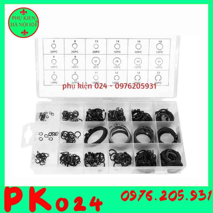 Hộp 300 chi tiết đai vòng bi động cơ kích thước 3mm-32m