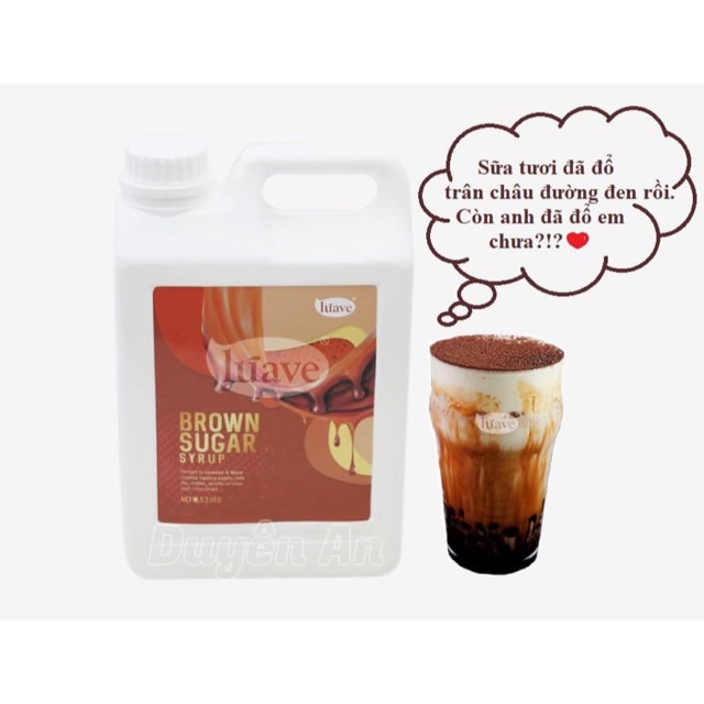 Syrup Đường nâu Luave Can 2,5kg