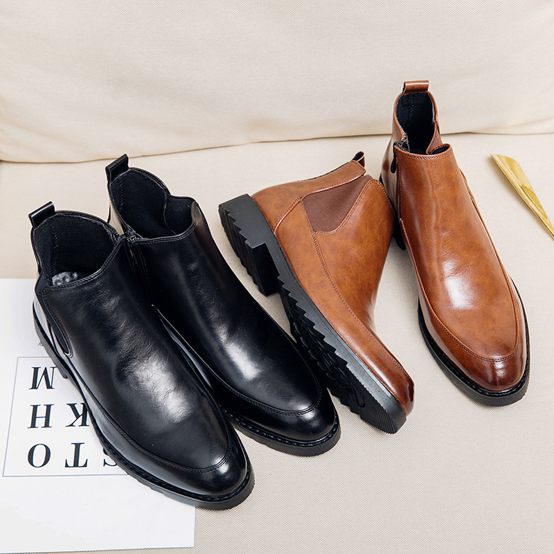 Giày boot nam thời trang sang trọng