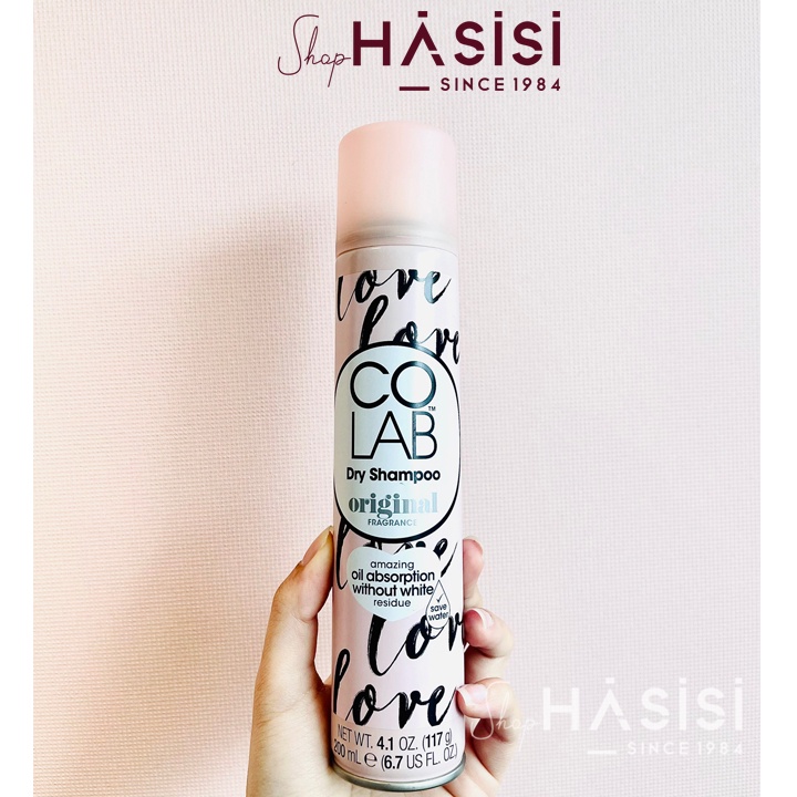 Dầu Gội Khô COLAB - Dry Shampoo 117g