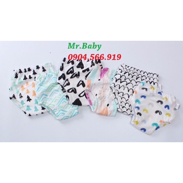 COMBO 2 chiếc Quần bỏ bỉm 6 lớp ILove xuất Nhật Size 80-90-100-110 cho b 5-17 kg