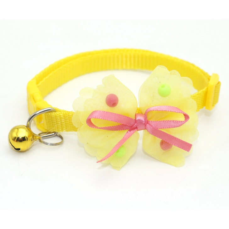 Vòng cổ đeo nơ nhiều màu sắc cho chó mèo , vòng cổ cho thú cưng - Phụ Kiện-ShopPetAz