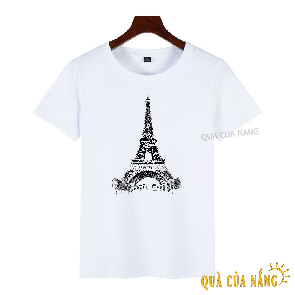 Áo Thun Nữ In Hình Tháp Eiffel Năng Động AT-327 ( 12 Màu ) | BigBuy360 - bigbuy360.vn