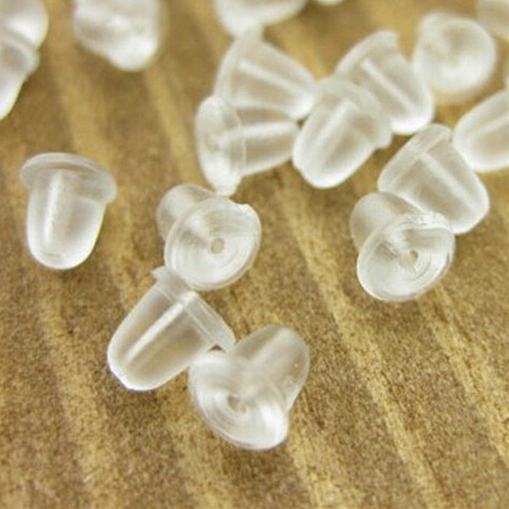 Nút nhựa khuyên tai 5mm