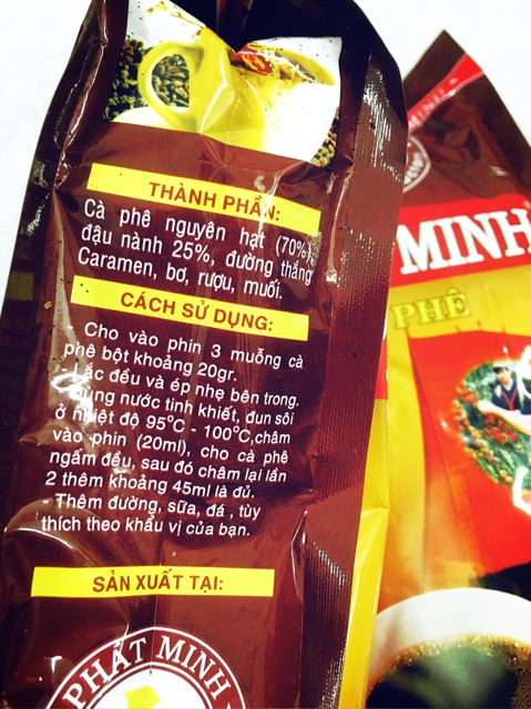 Cà phê xay Phát Minh viền đỏ 500g | BigBuy360 - bigbuy360.vn