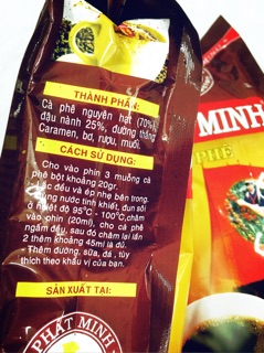 Cà phê xay Phát Minh viền đỏ 500g