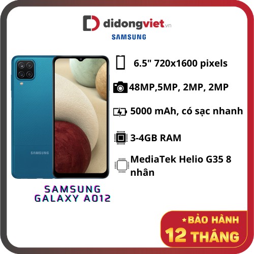 Điện thoại Samsung Galaxy A12 (4GB/128GB) | BigBuy360 - bigbuy360.vn