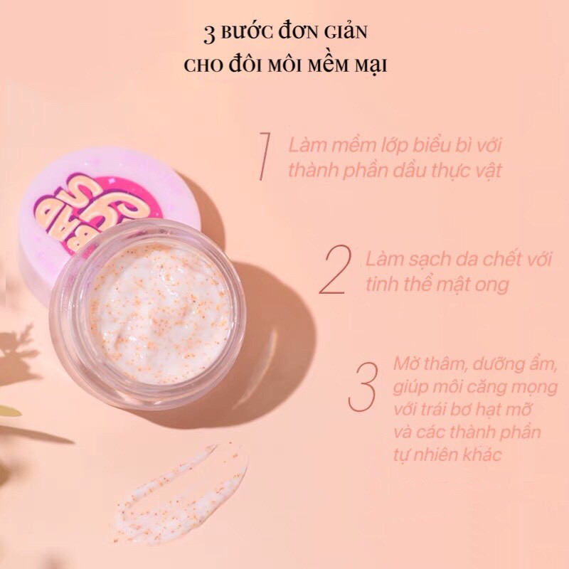Tẩy da chết môi GOGO TALES Honeypot Nourishment Lip Scrub mướt mịn mềm môi GT255 GOGO78 | BigBuy360 - bigbuy360.vn