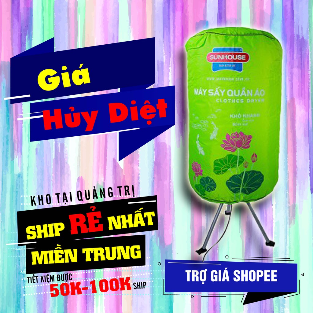 [XẢ KHO CUỐI NĂM] SIÊU RẺ MÁY SẤY QUẦN ÁO SUNHOUSE SHD2610