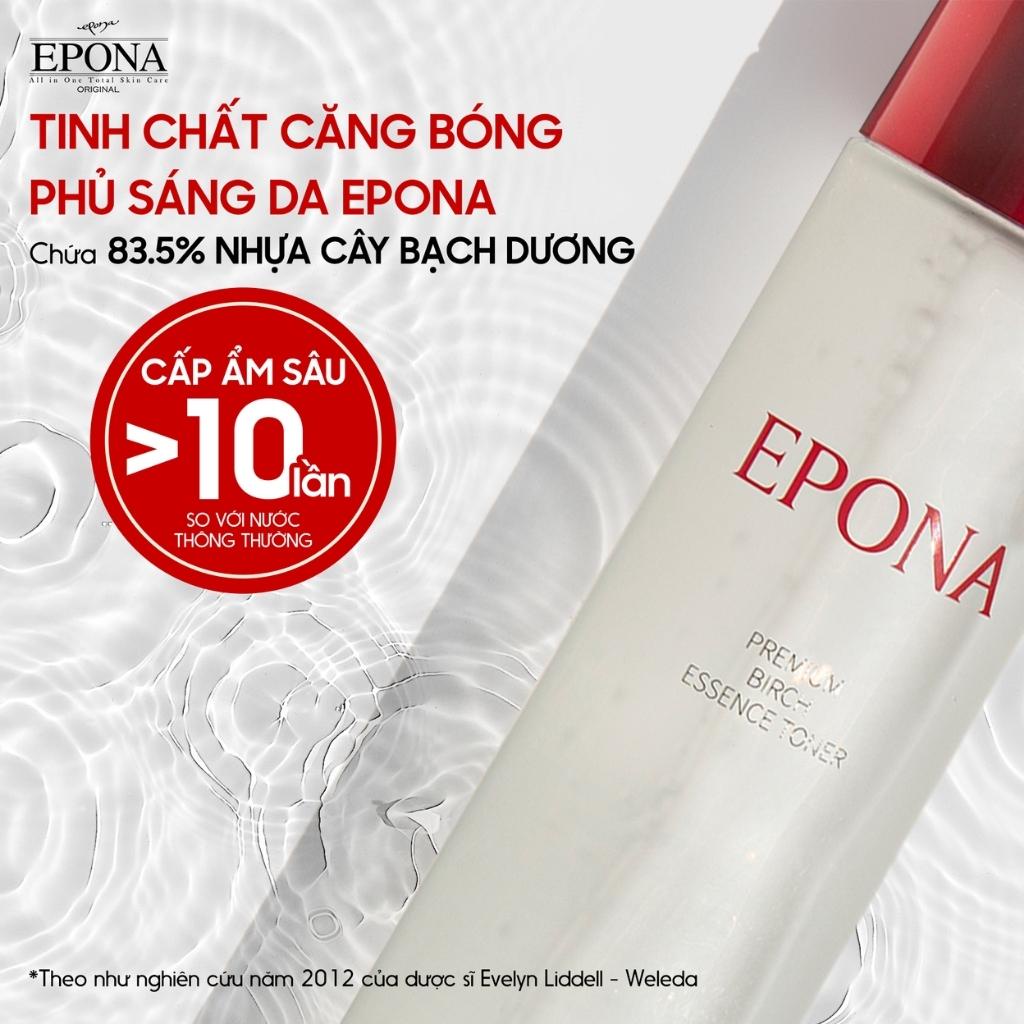 Tinh Chất Epona Căng Bóng, Phủ Sáng Làn Da Premium Birch Essence Toner 150ml