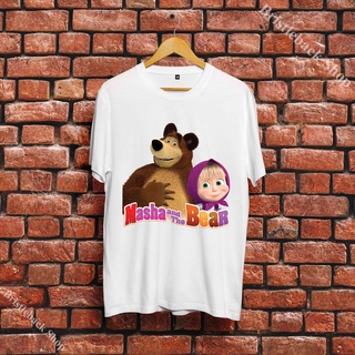 🍭áo masha and the bear - masha and the bear t-shirt cực chất - t26mab-007