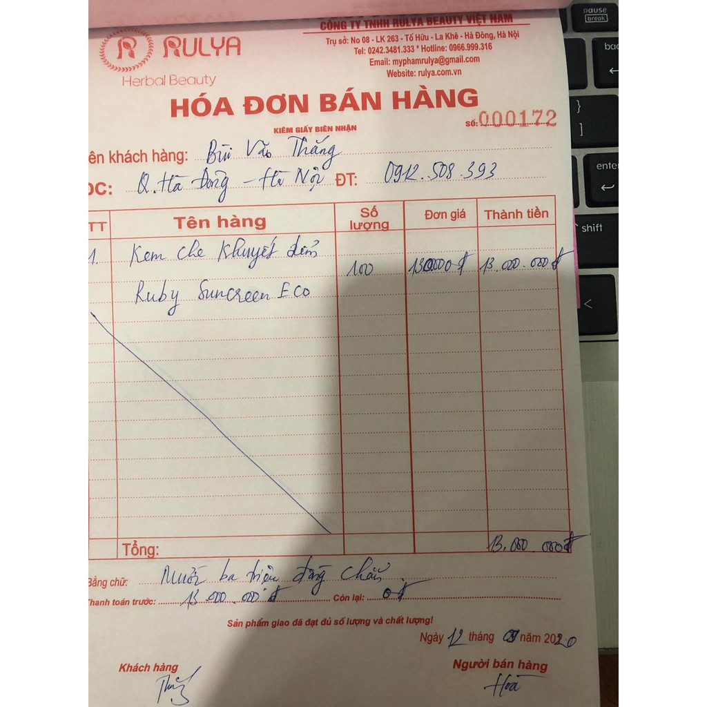 Kem Che Khuyết Điểm RULYA RUBY SUNCREEN ECO | BigBuy360 - bigbuy360.vn