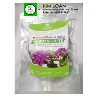 Phân bón hữu cơ khoáng dạng túi lưới Minro 5-5-5