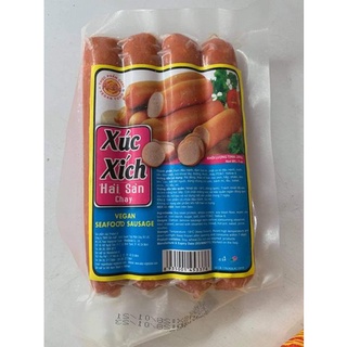 Xúc xích hải sản chay Âu Lạc - Hàng đông lạnh - Giao siêu tốc - TP. HCM