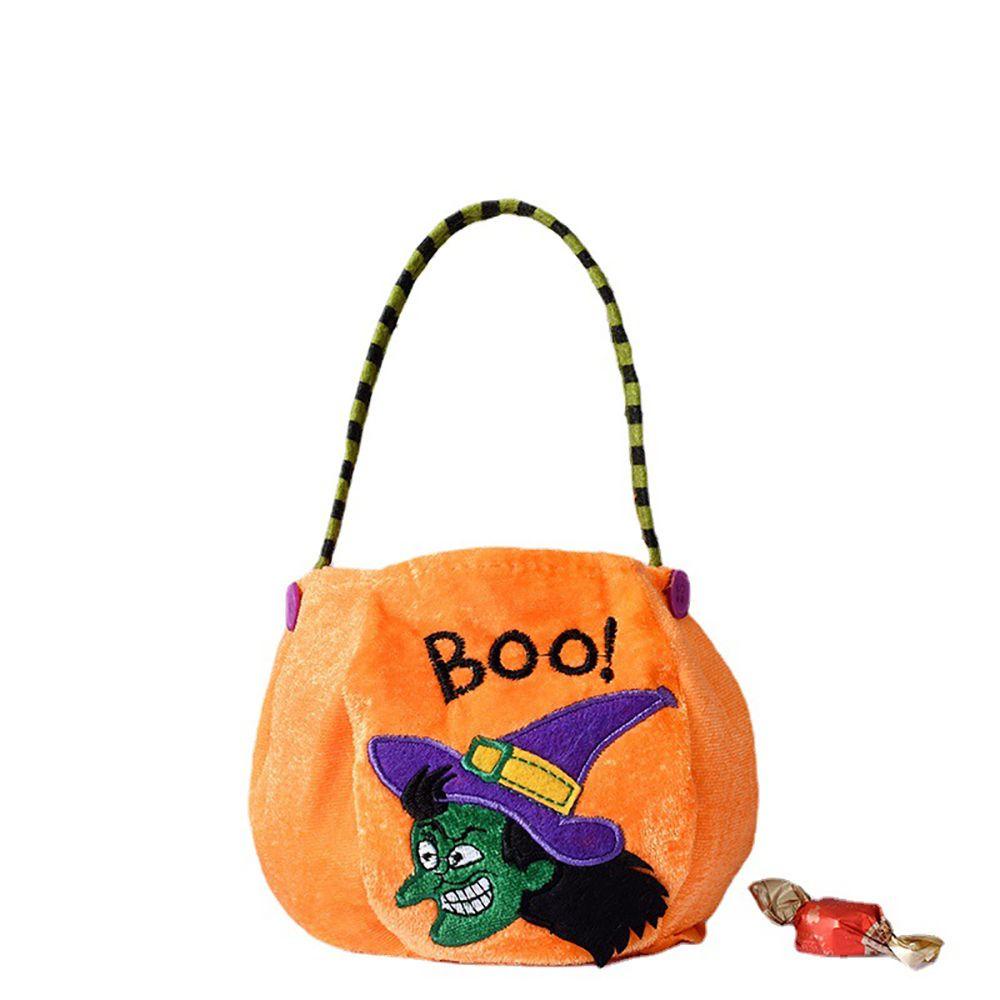 Giỏ Đựng Kẹo Hình Bí Ngô Halloween Dễ Thương