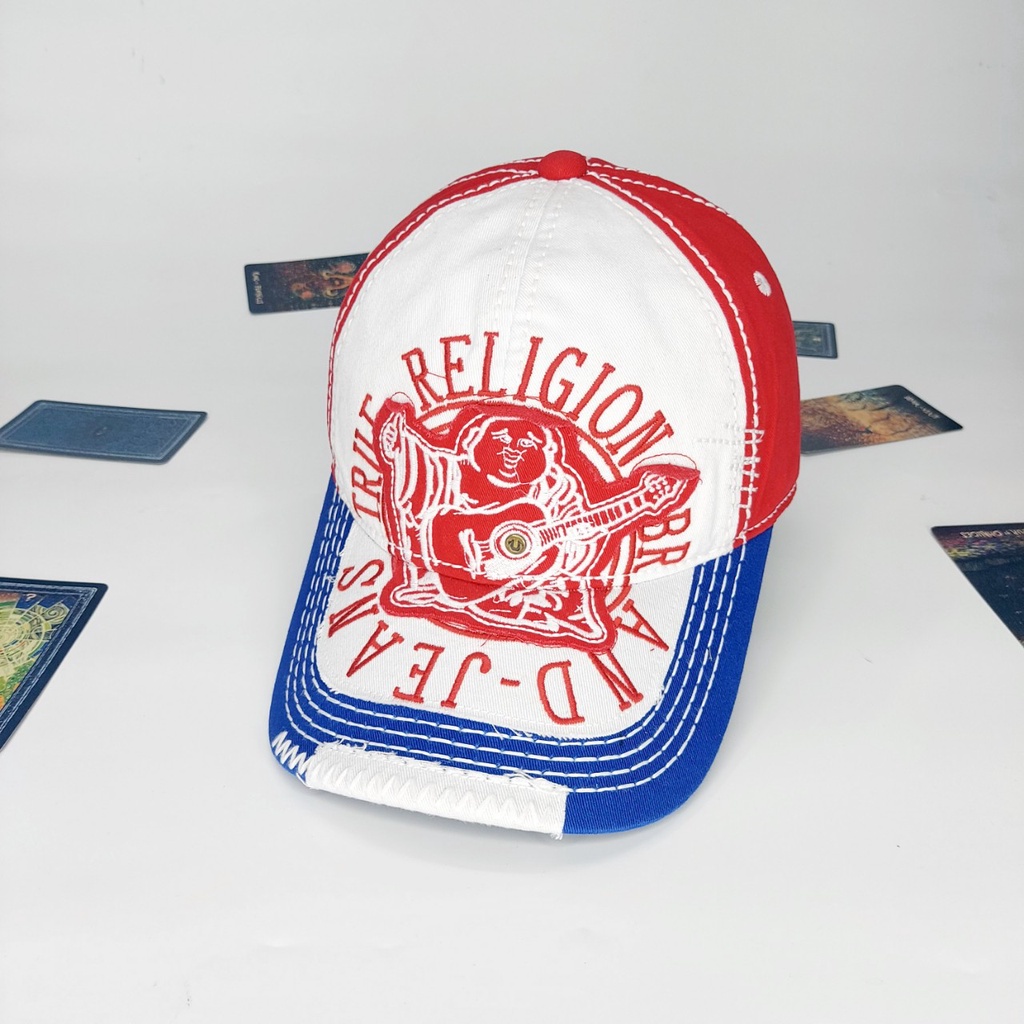 Nón kết ông địa true , Mũ lưỡi trai thời trang cao cấp địa quảng châu màu mới thêu full cực chất