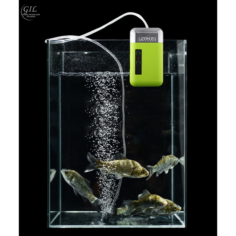 Máy bơm nước rửa tay câu cá - máy bơm câu cá 3 in 1 rửa tay tao oxy