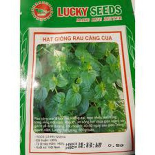 HẠT GIỐNG RAU CÀNG CUA GÓI 0,5 GRAM