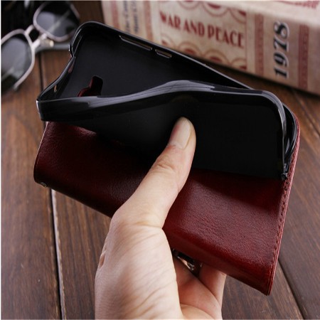 Bao da điện thoại nắp gập thời trang cho Iphone 7 8 Plus | BigBuy360 - bigbuy360.vn