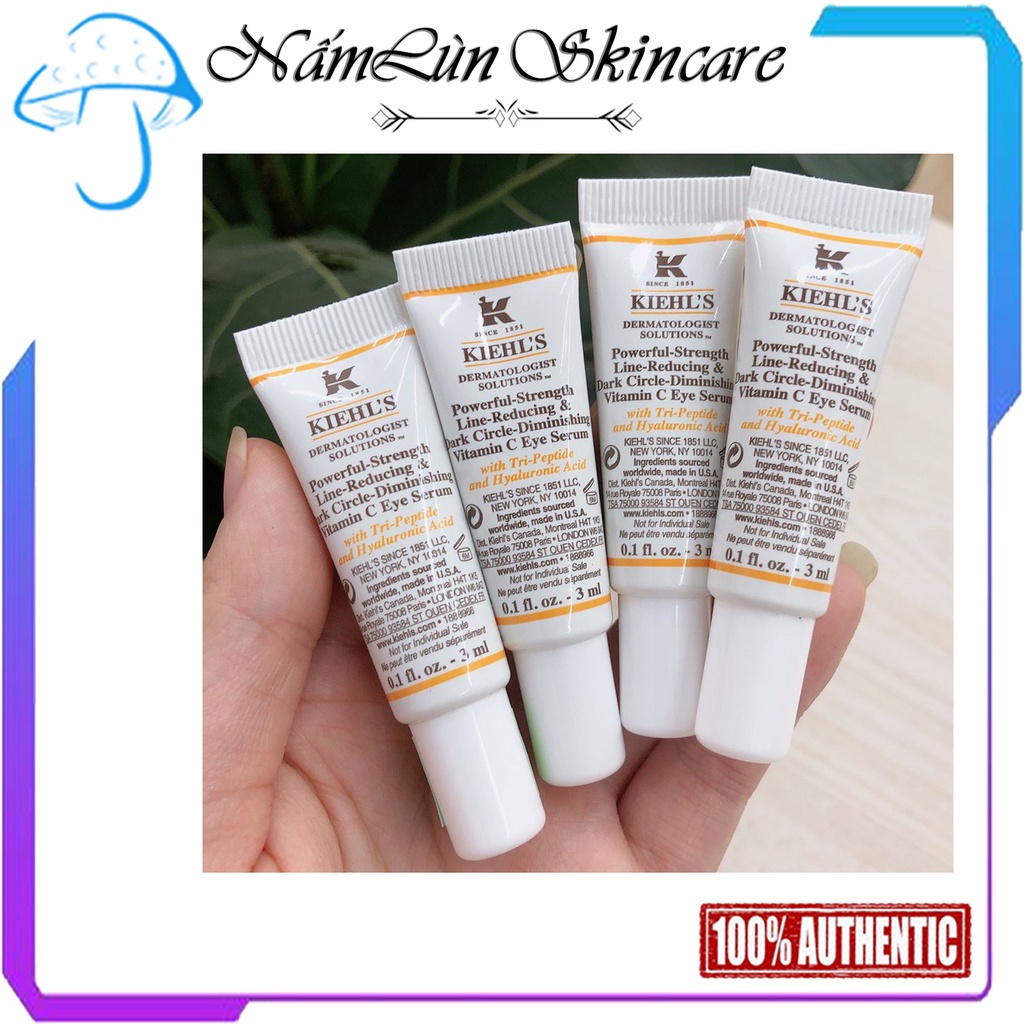 Kem dưỡng mắt Kiehl's Powerful Strength Line-Reducing & Dark Circle-Diminishing Vitamin C Eye Serum KIEHLS