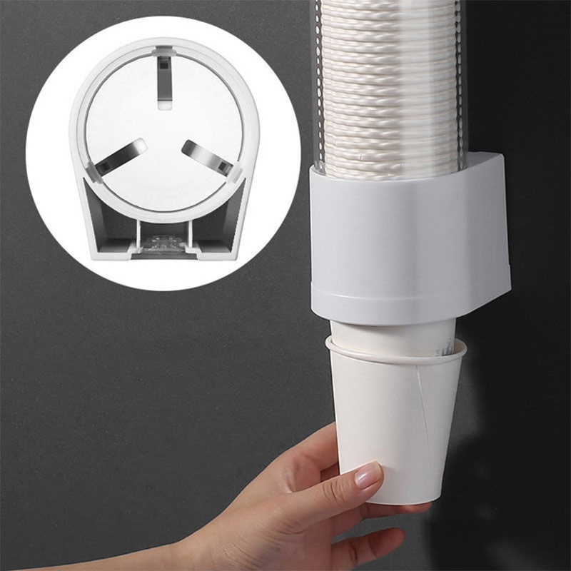 Hộp đựng cốc giấy dùng một lần tự động bằng nhựa tiện dụng